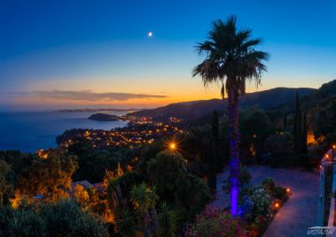 Sunset view from Visatzur villa