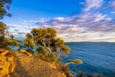 Coastal hiking trail, Pointe du Layet, France