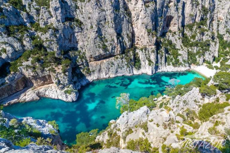 En-Vau Calanques turquoise waters, Azure coast France
